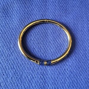 Michael Kors Gold Bracelet with Blue Accents